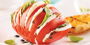 Photo de la Recette: Tomate à la Mozzarella et au Basilic