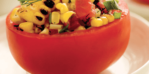 Photo de la Recette: Tomates Farcies au Maïs