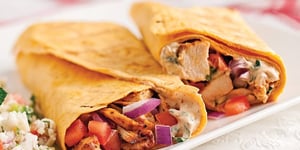 Photo de la Recette: Tortillas au Poulet Cajun