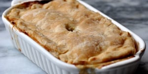 Photo de la Recette: Sans Gluten: Tourte (ou pâté) au Poulet et Légumes