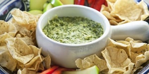 Photo de la Recette: TREMPETTE FROMAGÉE ARTICHAUTS ET ÉPINARDS