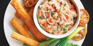 Photo de la Recette: Trempette Tiède au Crabe Aigre-douce