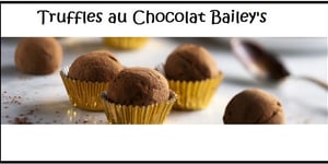 Photo de la Recette: Truffes au Chocolat Baileys