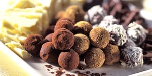 Photo de la Recette: TRUFFES AU CHOCOLAT BLANC ET FONDANT