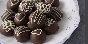 Photo de la Recette: Truffes Biscuits et Crème