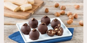 Photo de la Recette: Truffes Simples au Café et à la Noisette