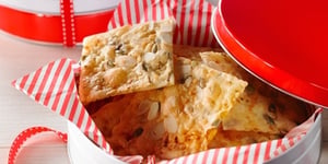Photo de la Recette: TUILES DE MOZZARELLA À L’ÉRABLE