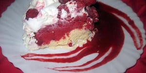 Photo de la Recette: Vacherin aux Framboises et Meringués