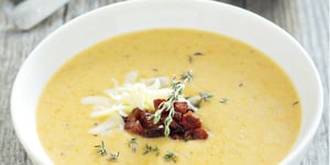 Velouté de Manioc aux Lardons