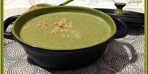 Photo de la Recette: Velouté Épinards, Courgettes et Mascarpone