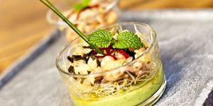 Photo de la Recette: Verrine à L’avocat Pamplemousse et Crevettes