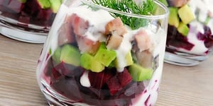 Verrine Avocat Kiri Betterave