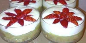 Photo de la Recette: Verrine Rhubarbe-Fraise à la Crème de Mascarpone
