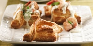 Photo de la Recette: VOL-AU-VENT AUX FRUITS DE MER