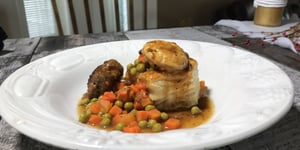 Vol au Vent de Boeuf et Sauce du Chasseur