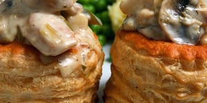 Photo de la Recette: Vol au Vent de ris D'agneau