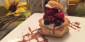 Vol au Vent Yogourt avec Fruits