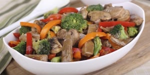 Photo de la Recette: Wok de Boeuf aux Légumes Croquants