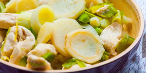 Photo de la Recette: Wok de Poulet au Persil Tubéreux