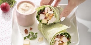 Wrap à la César au Poulet et au Fromage