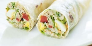 Photo de la Recette: Wrap au Thon Oeuf Dur et Mayonnaise