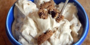 Photo de la Recette: Yaourt Glacé aux Cookies