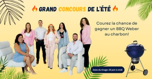 Concours Gagnez un BBQ au charbon Weber!