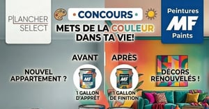 Concours Gagnez un gallon d’apprêt et un gallon de finition de qualité supérieure de Peintures MF!