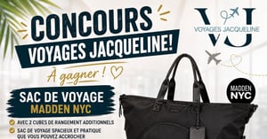 Concours Gagnez un sac de voyage Madden NYC, incluant 2 cubes de rangement additionnels! Concours Gagnez un sac de voyage Madden NYC, incluant 2 cubes de rangement additionnels!
