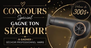 Concours Gagnez un séchoir professionnel Varis! Concours Gagnez un séchoir professionnel Varis!