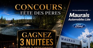 Concours Gagnez une escapade de trois nuitées pour deux personnes! Concours Gagnez une escapade de trois nuitées pour deux personnes!