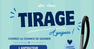 Concours Gagnez un aspirateur Johnny Vac Silenzio Bleu, un ensemble complet d'accessoires sac et filtre HEPA inclus Garantie de 3 ans!