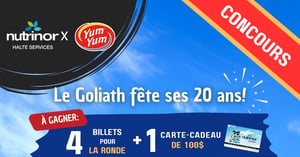 Concours Gagnez quatre billets pour la Ronde et une carte-cadeau Nutrinor haltes services de 100$! Concours Gagnez quatre billets pour la Ronde et une carte-cadeau Nutrinor haltes services de 100$!