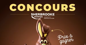 Concours Gagnez ce lapin géant de chez Chocolats Favoris !