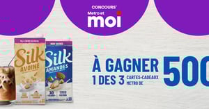 Concours Gagnez 1 des 3 cartes-cadeaux Metro d'une valeur de 500$!