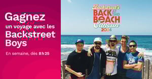 Concours Fêtez les 30 ans des Backstreet Boys avec eux au Mexique !