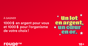 Concours On gagne à redonner avec La gang du matin !