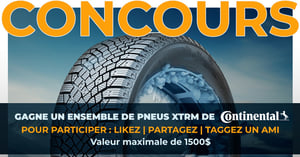 Concours Gagnez un ensemble de pneus Continental XTRM!