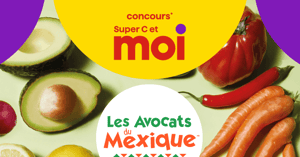 Concours Super C - Gagnez 200 $ d'épicerie par mois pendant un an ou une des 10 cartes-cadeaux de 150 $.