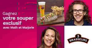 Concours Rythme FM 105,7 - Gagnez votre souper avec Mathieu Dufour et Marjorie Vallée!