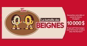 Concours Tim Horton - La bataille des beignes !