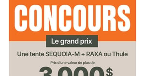 Concours Gagnez une tente de toit Sequoia-M! Concours WILDTEK