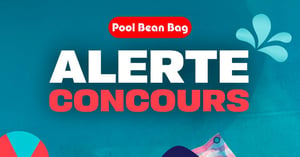 Concours Gagnez un matelas Oasis rose ligné par Pool Bean Bag! Concours Maître Piscinier