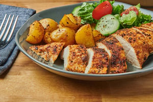 Poitrines de Poulet et Pommes de Terre à la Friteuse à Air