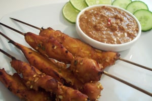 Brochette de Poulet Sauce Satay