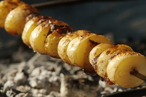 Brochettes de Pommes de Terre Grelots Cajuns