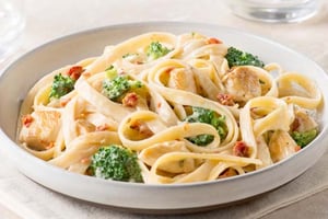 Pâtes avec Poulet et Brocoli