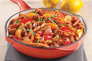 Casserole de Gemellis aux Saucisses
