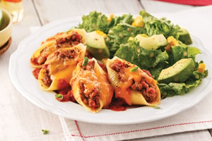 Coquilles au Boeuf Haché Tex-mex