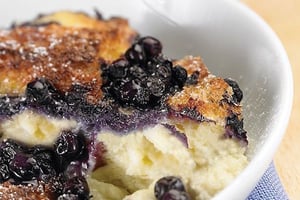 Gâteau-Pouding aux Bleuets